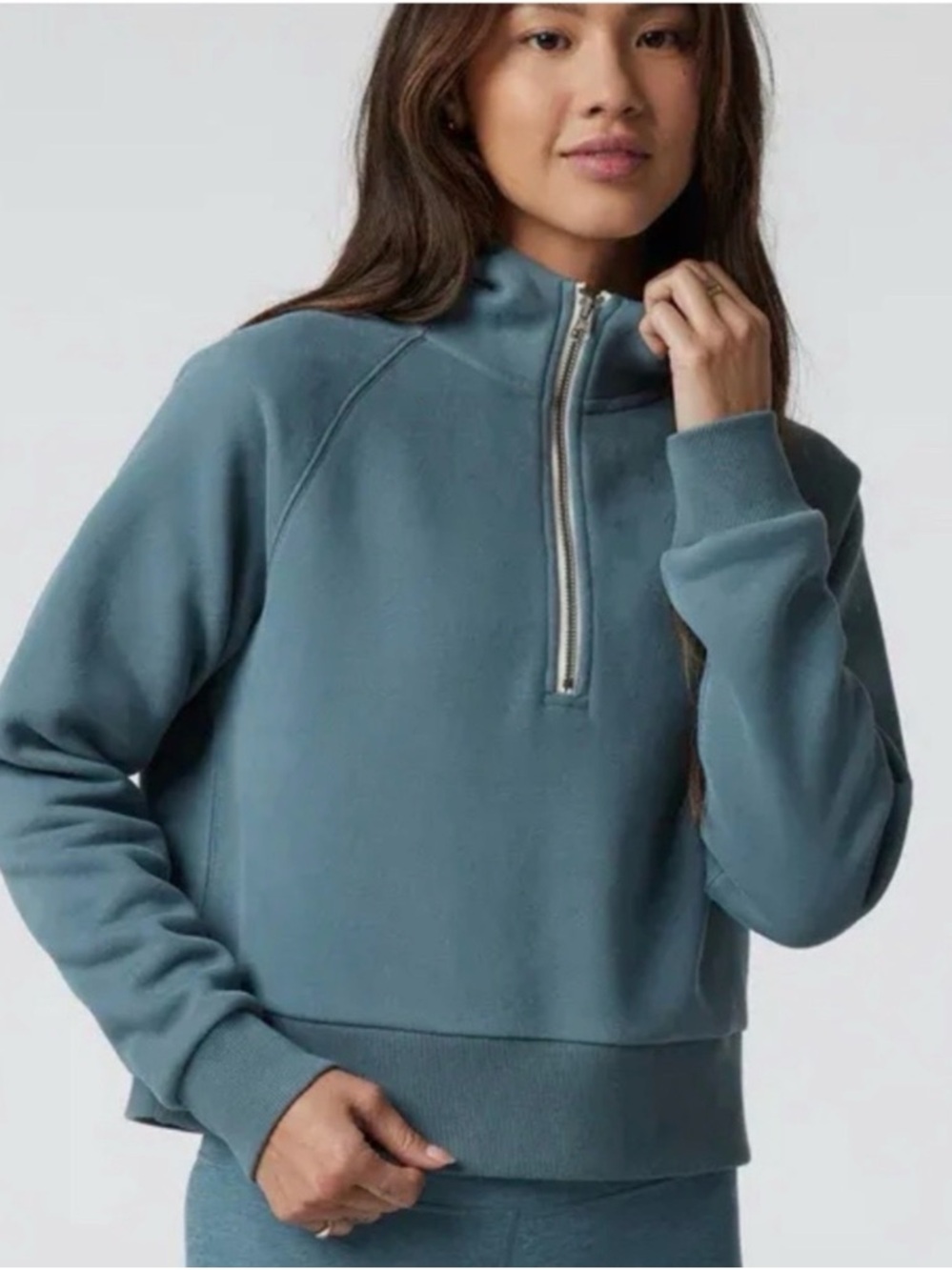 Vuori restore Half-Zip Crewneck Sweatshirt - canyon blue